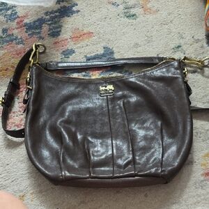 Brown Leather Shoulder Bag